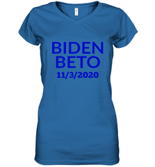 Vote Democrat Joe Biden for President Beto O'Rourke Women's V-Neck T-Shirt Women's V-Neck T-Shirt - HHHstores