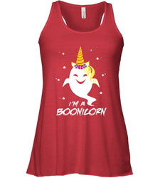 I'm A Boonicorn Cute Halloween Unicorn Boo Ghost Women's Racerback Tank