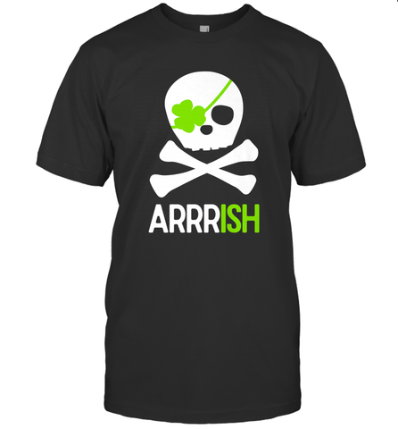 St. Patricks Day Irish Pirate Skull and Cross bones Men's T-Shirt Men's T-Shirt / Black / S Men's T-Shirt - HHHstores