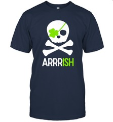 St. Patricks Day Irish Pirate Skull and Cross bones Men's T-Shirt Men's T-Shirt - HHHstores