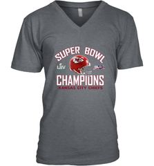 NFL super bowl Kansas City Chiefs Logo Helmet champions Men's V-Neck Men's V-Neck - HHHstores