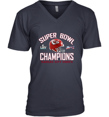 NFL super bowl Kansas City Chiefs Logo Helmet champions Men's V-Neck Men's V-Neck - HHHstores