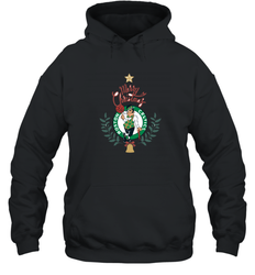 NBA Boston Celtics Logo merry Christmas gilf Hooded Sweatshirt