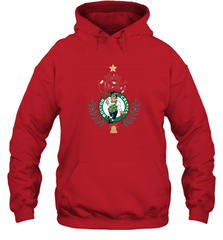 NBA Boston Celtics Logo merry Christmas gilf Hooded Sweatshirt Hooded Sweatshirt - HHHstores