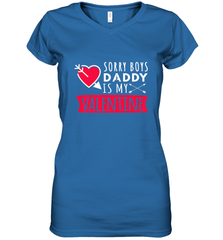 Kids Funny Valentine's Day Present For Your Little Girl, Daughter Women's V-Neck T-Shirt Women's V-Neck T-Shirt - HHHstores