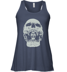 Vintage Halloween Skull Design For Trick or Treating Women's Racerback Tank Women's Racerback Tank - HHHstores