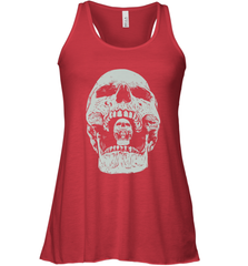 Vintage Halloween Skull Design For Trick or Treating Women's Racerback Tank Women's Racerback Tank - HHHstores
