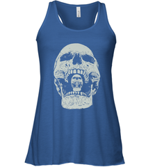 Vintage Halloween Skull Design For Trick or Treating Women's Racerback Tank Women's Racerback Tank - HHHstores