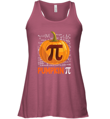 Pumpkin Pi Shirt Math Halloween Thanksgiving Costume Pie Day Women's Racerback Tank Women's Racerback Tank - HHHstores