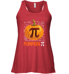 Pumpkin Pi Shirt Math Halloween Thanksgiving Costume Pie Day Women's Racerback Tank Women's Racerback Tank - HHHstores