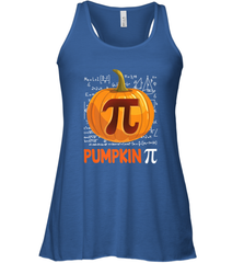 Pumpkin Pi Shirt Math Halloween Thanksgiving Costume Pie Day Women's Racerback Tank Women's Racerback Tank - HHHstores
