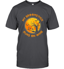 My Broomstick Runs On Wine Funny Halloween Costume Witch Men's T-Shirt Men's T-Shirt - HHHstores