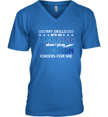 HOCKEY Yours Mom Cheers For Me Men's V-Neck Men's V-Neck - HHHstores