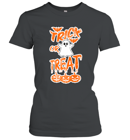 Trick Or Treat Halloween Women's T-Shirt Women's T-Shirt / Black / S Women's T-Shirt - HHHstores