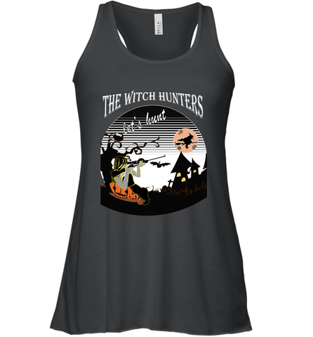 The wicth hunters  halloween Women's Racerback Tank Women's Racerback Tank / Black / XS Women's Racerback Tank - HHHstores