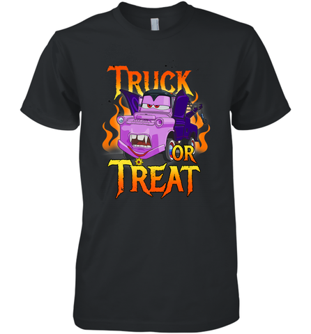 Disney Pixar Cars Halloween Vampire Truck Or Treat Men's Premium T-Shirt Men's Premium T-Shirt / Black / XS Men's Premium T-Shirt - HHHstores
