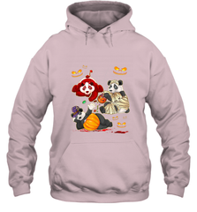 Panda Happy Halloween T shirt Cute Mummy Witch Pumpkin Hooded Sweatshirt Hooded Sweatshirt - HHHstores