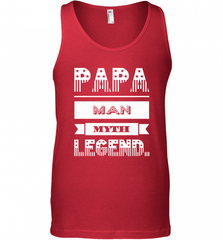 Papa Man Myth Legend Father's Day Dad Veteran Gift Men's Tank Top Men's Tank Top - HHHstores