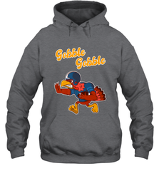 Turkey Football Shirt Funny Thanksgiving Turkey Gobble Gift Hooded Sweatshirt Hooded Sweatshirt - HHHstores