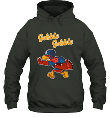 Turkey Football Shirt Funny Thanksgiving Turkey Gobble Gift Hooded Sweatshirt Hooded Sweatshirt - HHHstores
