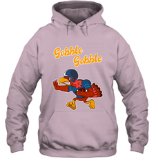 Turkey Football Shirt Funny Thanksgiving Turkey Gobble Gift Hooded Sweatshirt Hooded Sweatshirt - HHHstores