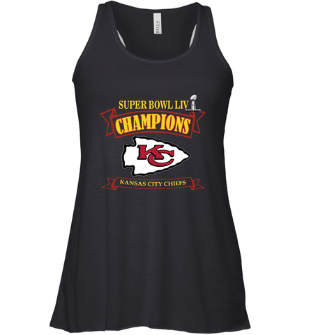 NFL Kansas City Chiefs Pro Line by Fanatics Super Bowl LIV Champions Women's Racerback Tank Women's Racerback Tank / Black / XS Women's Racerback Tank - HHHstores