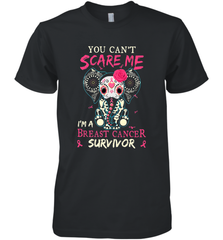 You can't Scare Me I'm Breast Cancer Survivor Elephant Funny Men's Premium T-Shirt Men's Premium T-Shirt - HHHstores