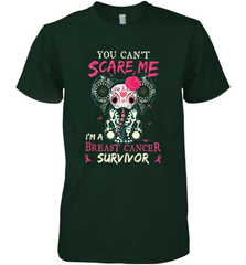 You can't Scare Me I'm Breast Cancer Survivor Elephant Funny Men's Premium T-Shirt Men's Premium T-Shirt - HHHstores