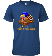 Cool Happy Thanksgiving Football Shirt Gobble Player Turkey Men's Premium T-Shirt Men's Premium T-Shirt - HHHstores