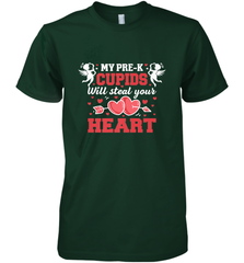 Teacher Valentine's Day Pre K Cupids Art Graphics Heart Love Men's Premium T-Shirt Men's Premium T-Shirt - HHHstores