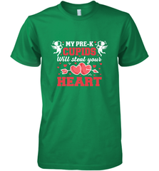 Teacher Valentine's Day Pre K Cupids Art Graphics Heart Love Men's Premium T-Shirt Men's Premium T-Shirt - HHHstores