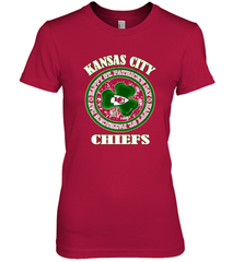 NFL Kansas City Chiefs Logo Happy St Patrick's Day Women's Premium T-Shirt Women's Premium T-Shirt - HHHstores