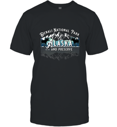 Denali National Park Alaska AK USA Moose Souvenir Men's T-Shirt