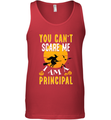 You Can't Scare Me Principal Quote Halloween Funny Costume Men's Tank Top Men's Tank Top - HHHstores