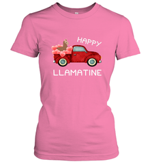 Happy Llamatine funny Valentine Day Llama costume Women's T-Shirt Women's T-Shirt - HHHstores