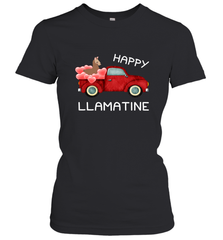 Happy Llamatine funny Valentine Day Llama costume Women's T-Shirt Women's T-Shirt - HHHstores