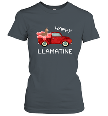 Happy Llamatine funny Valentine Day Llama costume Women's T-Shirt Women's T-Shirt - HHHstores