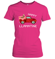 Happy Llamatine funny Valentine Day Llama costume Women's T-Shirt Women's T-Shirt - HHHstores