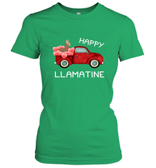 Happy Llamatine funny Valentine Day Llama costume Women's T-Shirt Women's T-Shirt - HHHstores