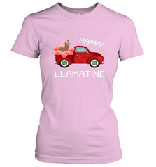Happy Llamatine funny Valentine Day Llama costume Women's T-Shirt Women's T-Shirt - HHHstores