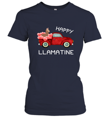 Happy Llamatine funny Valentine Day Llama costume Women's T-Shirt Women's T-Shirt - HHHstores