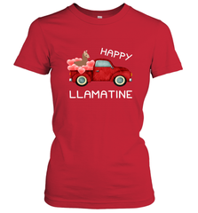 Happy Llamatine funny Valentine Day Llama costume Women's T-Shirt Women's T-Shirt - HHHstores