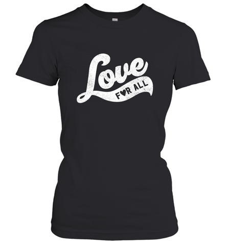 Cute Love Valentines Day Retro Vintage Top Women's T-Shirt Women's T-Shirt / Black / S Women's T-Shirt - HHHstores