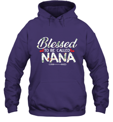 Blessed to be called Nana design Hooded Sweatshirt Hooded Sweatshirt - HHHstores