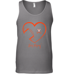 Virginia Cavaliers Football Inside Heart  Team Men's Tank Top Men's Tank Top - HHHstores