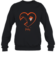 Oklahoma State Cowboys Football Inside Heart  Team Crewneck Sweatshirt Crewneck Sweatshirt - HHHstores