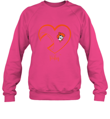 Oklahoma State Cowboys Football Inside Heart  Team Crewneck Sweatshirt Crewneck Sweatshirt - HHHstores