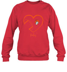 Oklahoma State Cowboys Football Inside Heart  Team Crewneck Sweatshirt Crewneck Sweatshirt - HHHstores