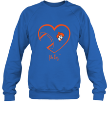 Oklahoma State Cowboys Football Inside Heart  Team Crewneck Sweatshirt Crewneck Sweatshirt - HHHstores