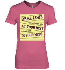 Real love funny quotes for valentine (2) Women's Premium T-Shirt Women's Premium T-Shirt - HHHstores